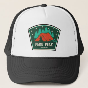 Peru Peak Wilderness Vermont Camping Trucker Hat