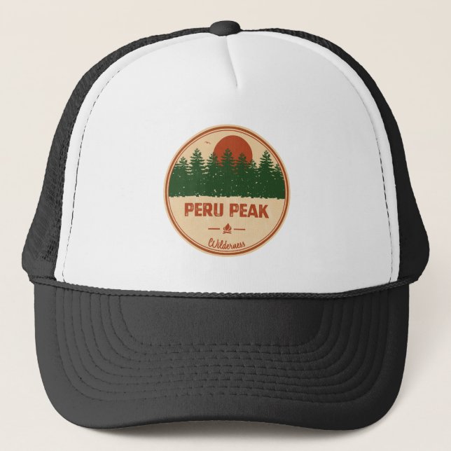 Peru Peak Wilderness Vermont Trucker Hat (Front)