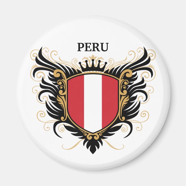 Peru [personalise] magnet (Front)
