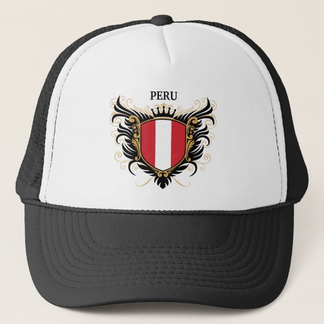Peru [personalise] trucker hat (Front)