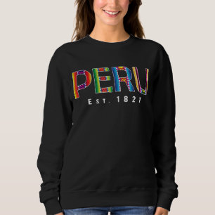 Peru Peru 1821 Andean Textile Men Women Kids Tee