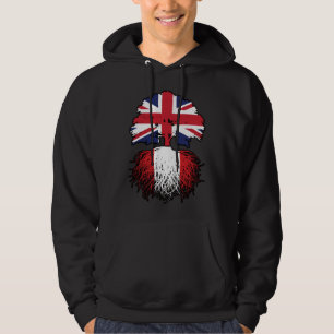 Peru Peruvian British UK Tree Roots Flag Hoodie