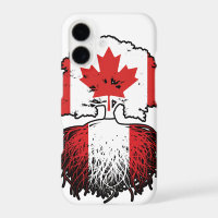 Peru Peruvian Canadian Canada Tree Roots Flag