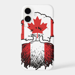 Peru Peruvian Canadian Canada Tree Roots Flag