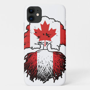 Peru Peruvian Canadian Canada Tree Roots Flag iPhone 11 Case