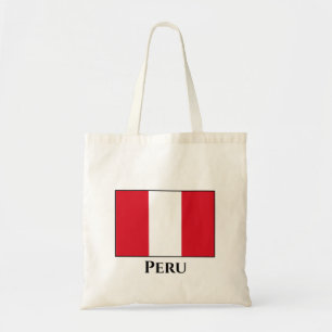 Peru (Peruvian) Flag Tote Bag
