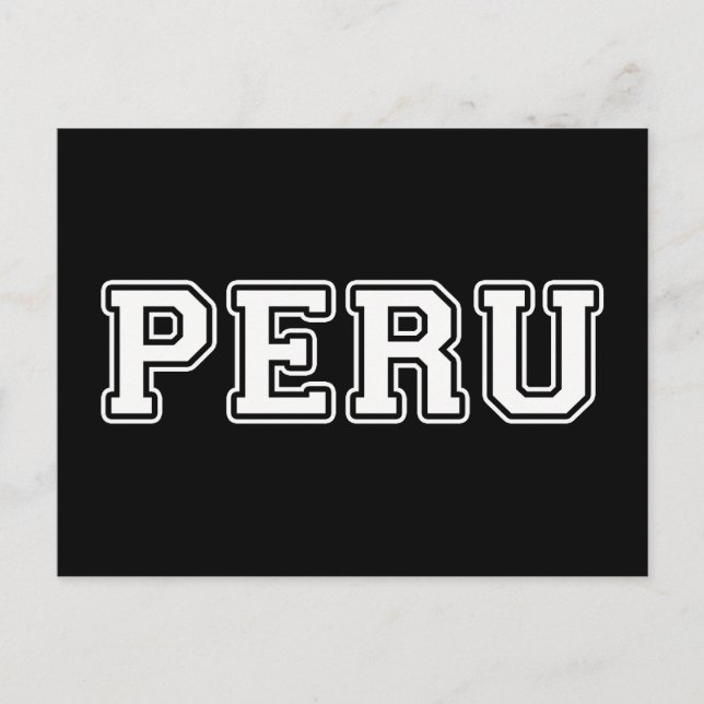 Peru Postcard (Front)
