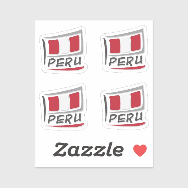 Peru  Pride X Flag (Sheet)