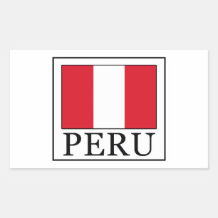 Peru Rectangular Sticker