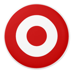 Peru roundel country flag symbol military army avi ceramic knob