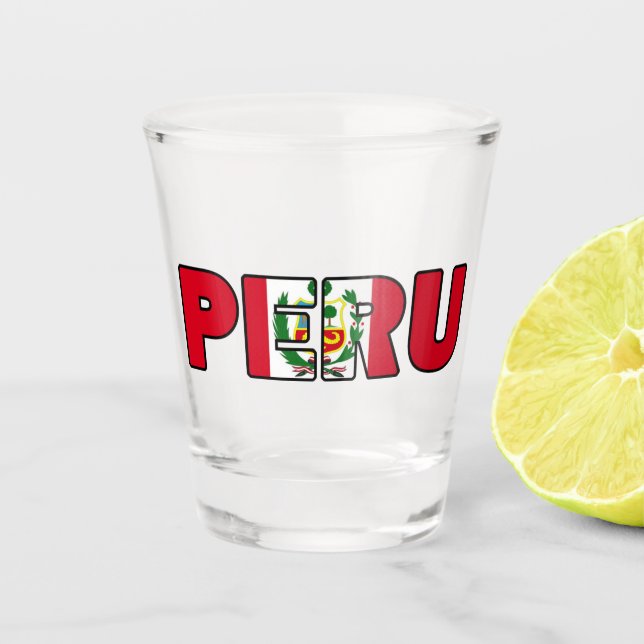 Peru Shot Glass (Front)