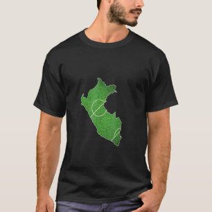 Peru Soccer Football Court T-Shirt
