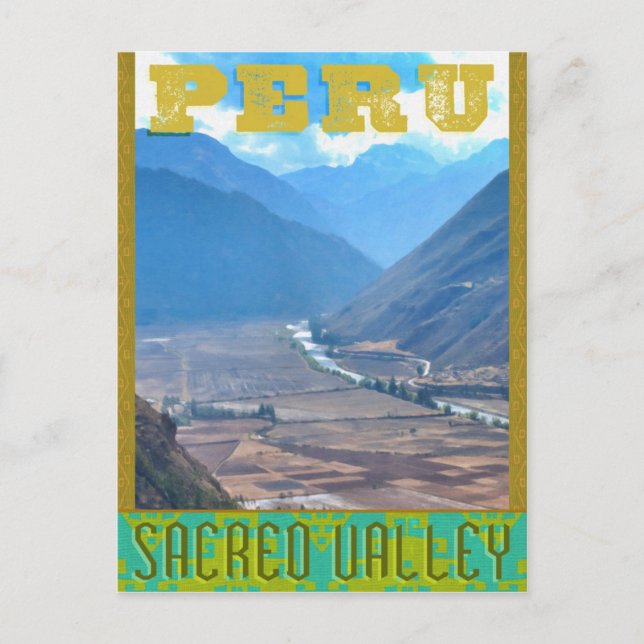 Peru: The Sacred Valley of the Incans - Postcard (Front)