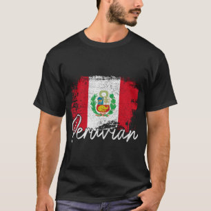 Peru Vintage Flag Peruvian Pride Roots Pullover Ho
