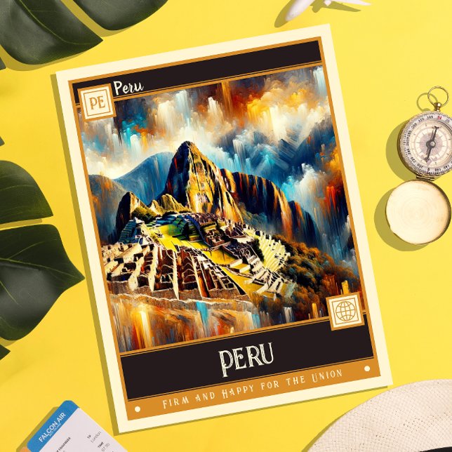 Peru | Vintage Painting Postcard (Creator Uploaded)
