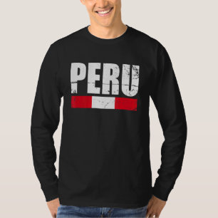 Peru Vintage Peruvian Flag 3 T-Shirt