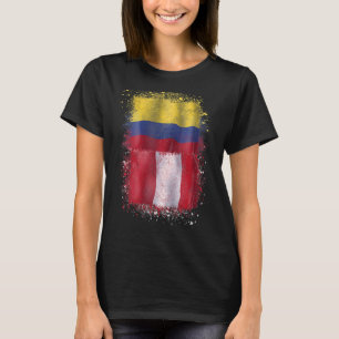 Peru Y Colombia Peruvian Colombian Love T-Shirt