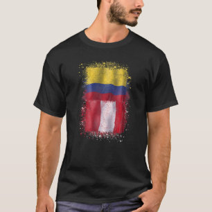 Peru Y Colombia Peruvian Colombian Love   T-Shirt