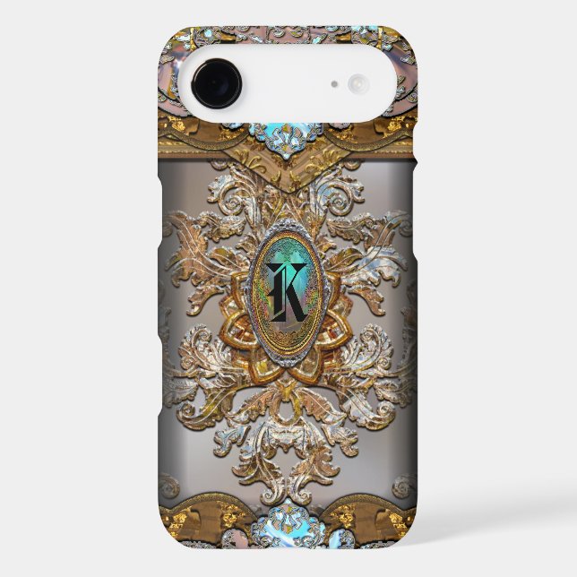 Perucho French Monogram Case-Mate iPhone Case (Back)