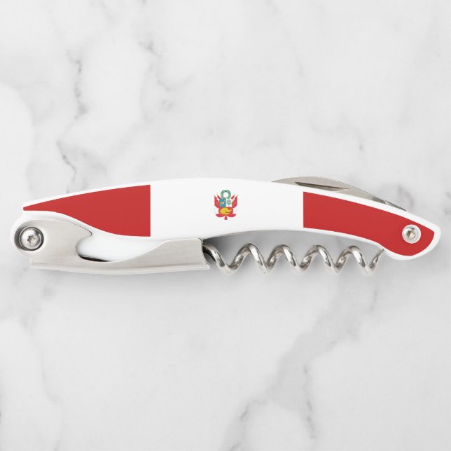 Peruvian flag corkscrew (Front)