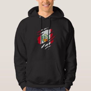 Peruvian Flag Perú Piruw Machu Picchu South Americ Hoodie