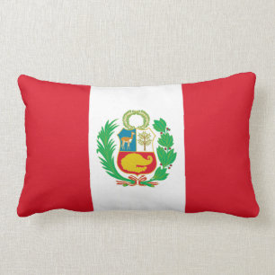 Peruvian flag pillow
