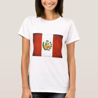 Peruvian Flag with Emblem T-Shirt