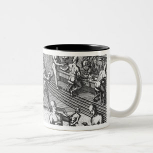 Peruvian goldsmiths Two-Tone coffee mug