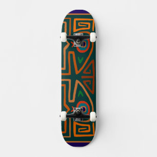 Peruvian Inca Tribal Bird Spirits Skateboard