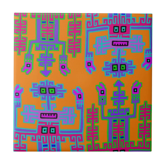 Peruvian Kings Ceramic Tile (Front)