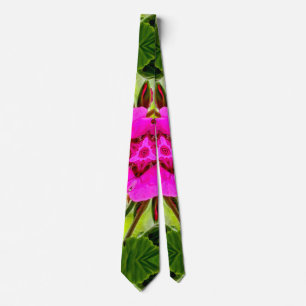 Peruvian Lily Pattern Tie