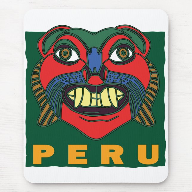 PERUVIAN MASK MOUSE PAD (Front)
