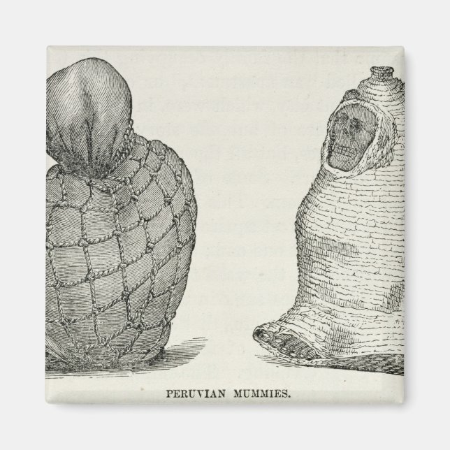 Peruvian Mummies Magnet (Front)