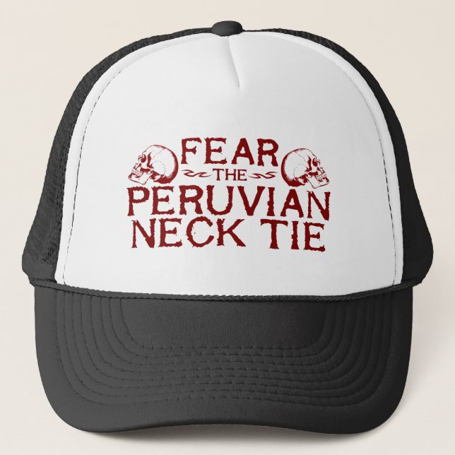 Peruvian Neck Tie Trucker Hat (Front)