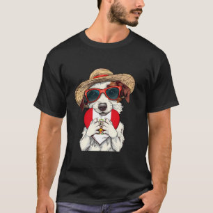 Peruvian Pride Peru Flag Dog Heart Peruvian Roots T-Shirt