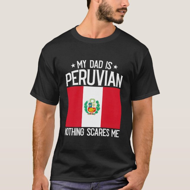 Peruvian Roots Peru Heritage For T-Shirt (Front)