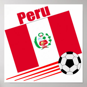 Peruvian Soccer Team Poster