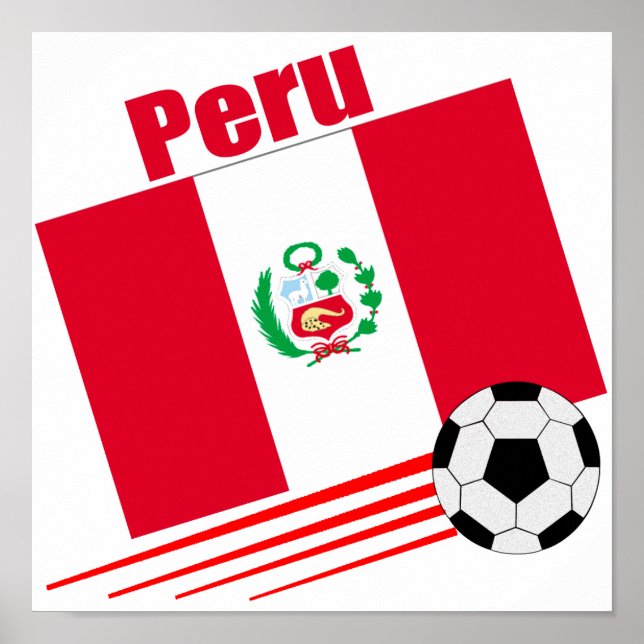 Peruvian Soccer Team Poster (Front)