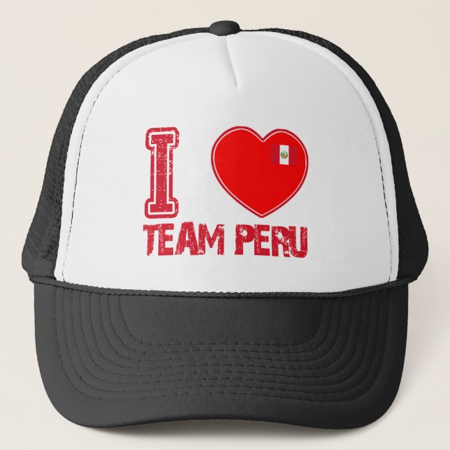 PERUVIAN sport designs Trucker Hat (Front)