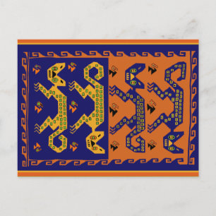 Peruvian Tribal Cats Postcard