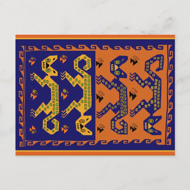 Peruvian Tribal Cats Postcard (Front)
