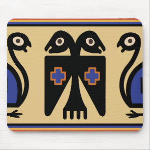 Peruvian Two Headed Bird Mouse Pad