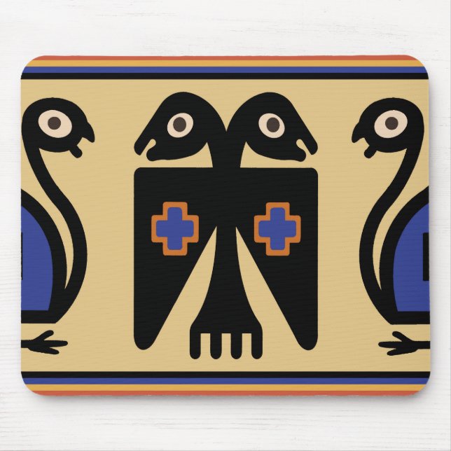 Peruvian Two Headed Bird Mouse Pad (Front)