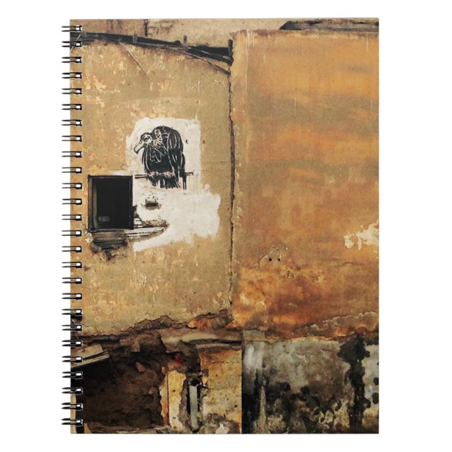 peruvian vulture urban wall notebook (Front)