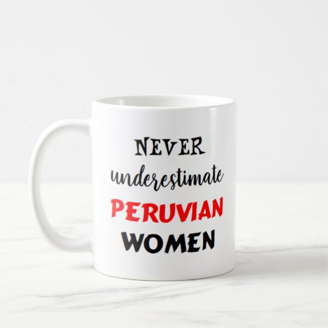 peruvian women coffee mug (Left)