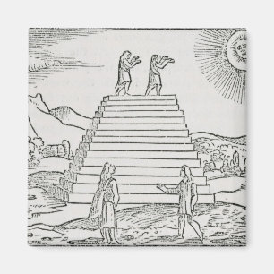 Peruvians Worshipping the Sun' Magnet