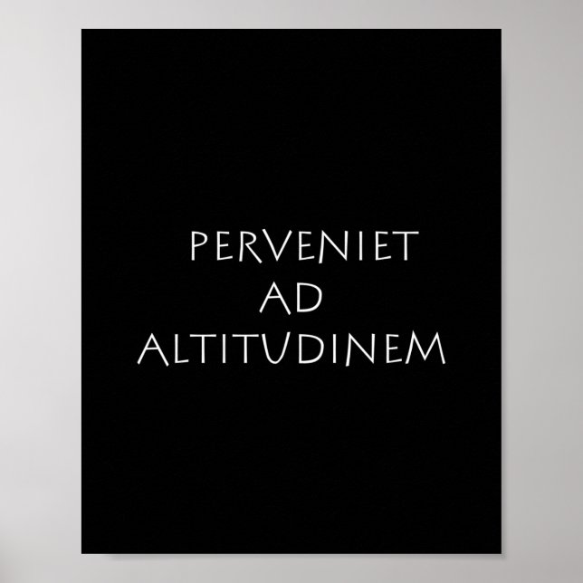Perveniet ad altitudinem poster (Front)