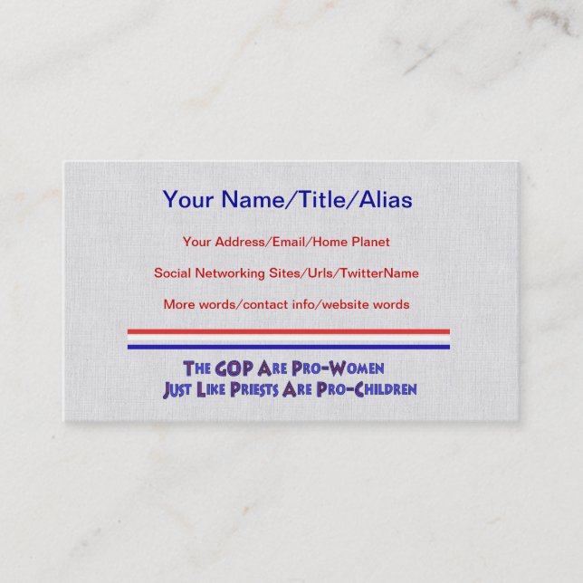 PERVERT CLUB BUSINESS CARD (Front)