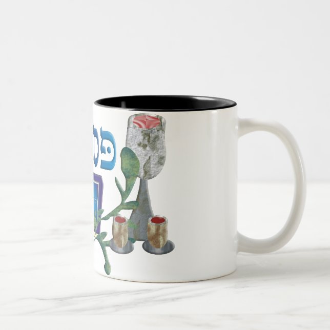 Pesach Two-Tone Coffee Mug (Right)