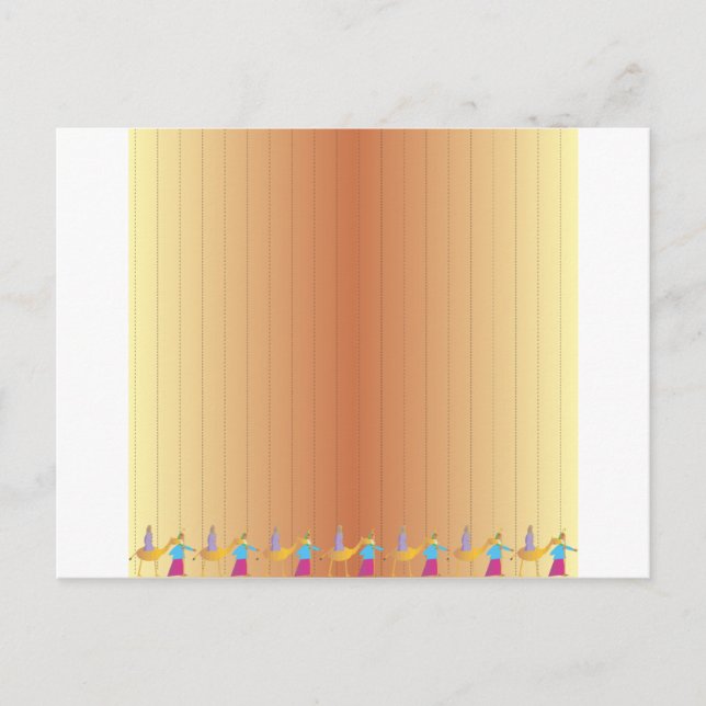 Pesah scene postcard (Front)